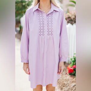 Shop the Mint Lavender shirt dress
